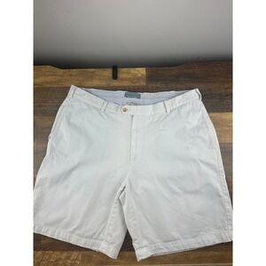 Peter Millar‎ Mens Collection Shorts Size 40 White Pima Cotton Made in Peru